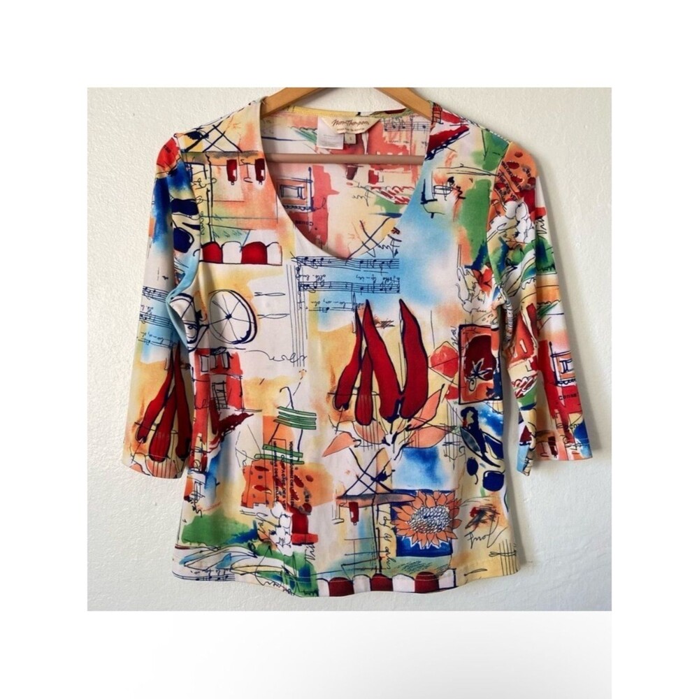 Norm Thompson Artsy Top